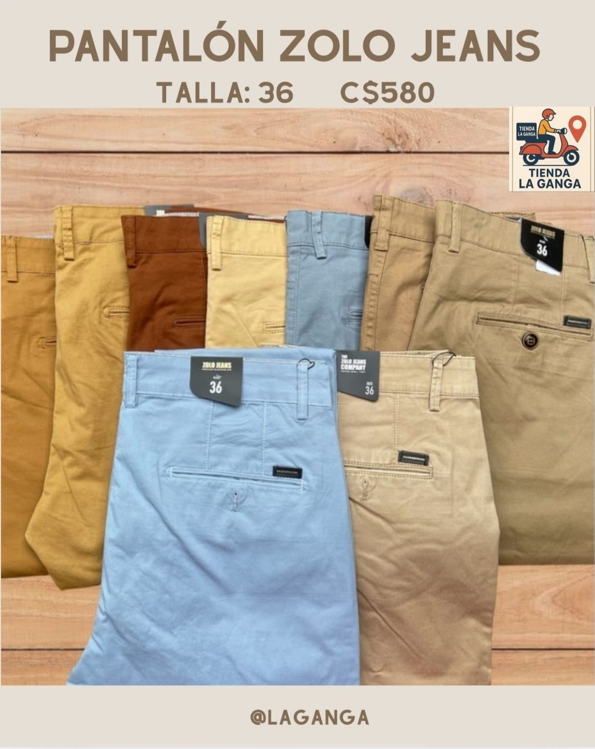 Zolo jean vestir talla 30